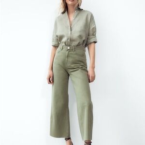 Z1975 CULOTTE JEANS in Light Khaki